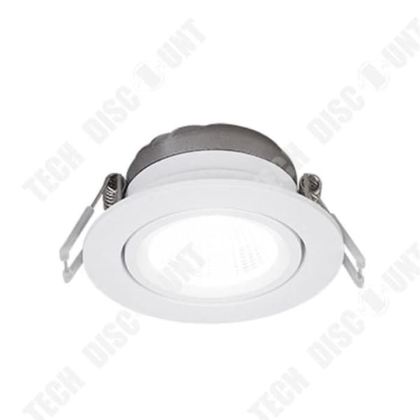 TD® KIT NEW TRIA LED fyrkantig vit 25W 3000K 30° strömförsörjning &amp; fjäderklämmor inkl Vit