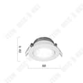 Miniatyrbild 1 av 4: TD® KIT NEW TRIA LED fyrkantig vit 25W 3000K 30° strömförsörjning &amp; fjäderklämmor inkl Vit