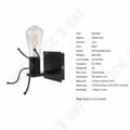 Miniatyrbild 2 av 4: TD® Retro industriljuslampa Manformad hall E27 Sockel rustik väggmonterad metalllampa Taklampa