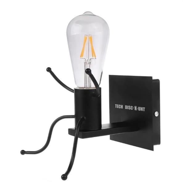 TD® Retro industriljuslampa Manformad hall E27 Sockel rustik väggmonterad metalllampa Taklampa