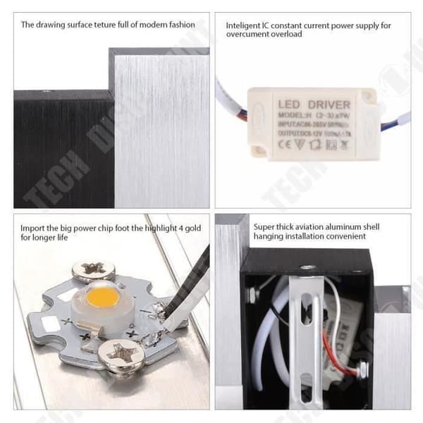 TD® LED inomhus vägglampa Lampa/ Kubisk lampa Sovrumstrappa Vardagsrum Kontor Varmvit 6W Dekorationslampa