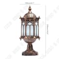 Miniatyrbild 3 av 4: TD® Vägglampa Vintage Retro Aluminium Vattentät Utomhus Trädgård Terrass Belysning (utan glödlampa)