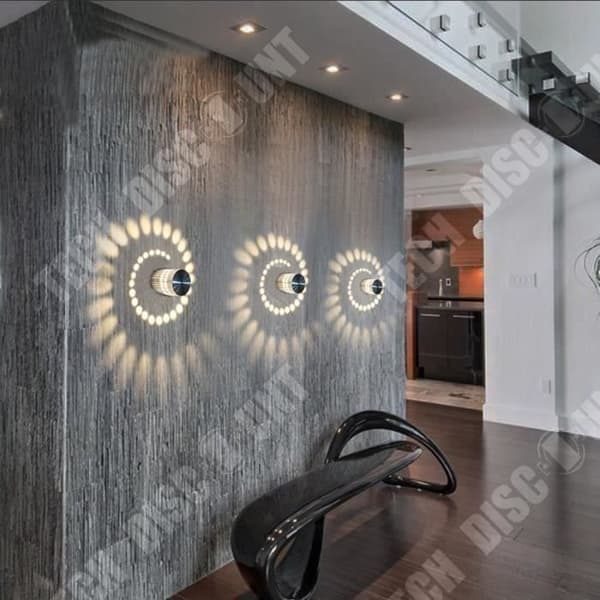 TD® LED vägglampa vackert upplyst mönster trendig design modern modern stil dekoration inomhus utomhusbelysning