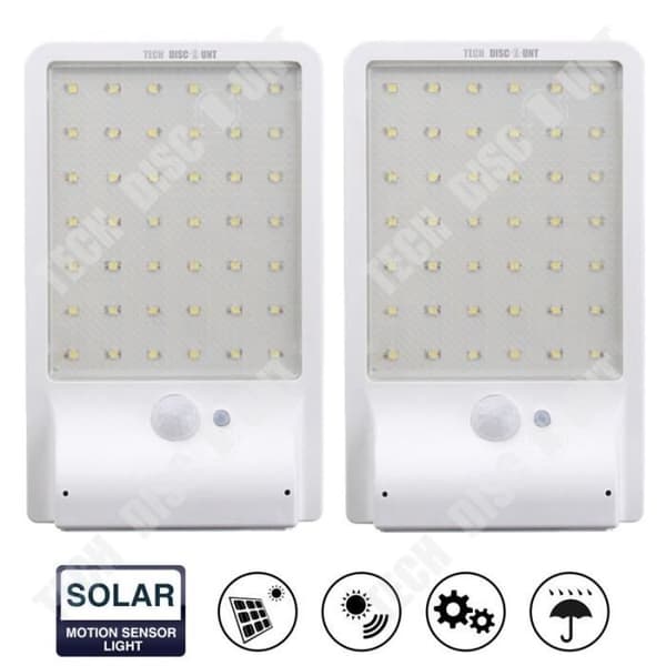TD® Solar Vägglampa Utomhus Trädgård LED-ljus Infraröd rörelsedetektion Vattentät sladdlös belysning Trappor Uteplats Hals