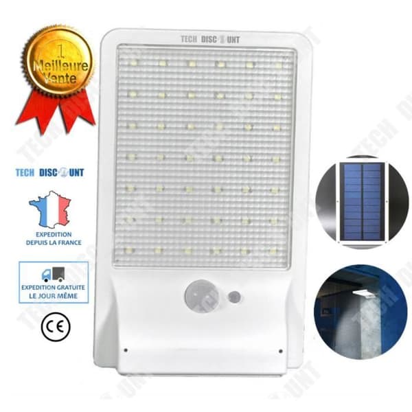 TD® Solar Vägglampa Utomhus Trädgård LED-ljus Infraröd rörelsedetektion Vattentät sladdlös belysning Trappor Uteplats Hals