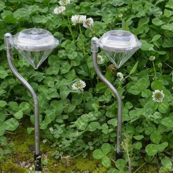 TD® Solar Lamp Utomhus Vägglampa Trådlös Varm Vit Belysning Färgglad Ljusstyrka Ljus Gräsmatta Trädgårdsdekoration Kraftfull