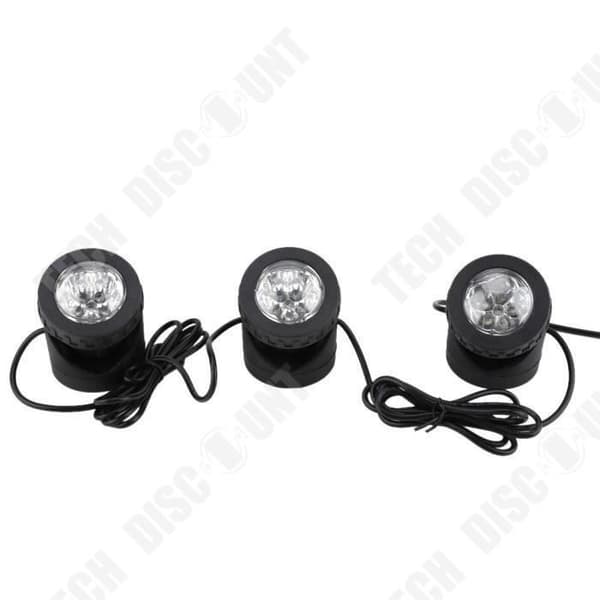TD® Utomhusbelysning Damm, Trädgårdsstrålkastare 18 LED Triple Head Solar Powered Lamp - Solar LED Lamp Outdoor Home