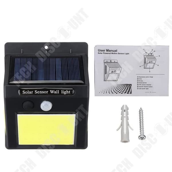TD® 60 Led Solar Vägglampa Vägglampa Belysning Rörelsesensor Utomhus Trädgård - Infraröd Vattentät Solar Lighting Lampa