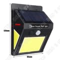Miniatyrbild 2 av 4: TD® 60 Led Solar Vägglampa Vägglampa Belysning Rörelsesensor Utomhus Trädgård - Infraröd Vattentät Solar Lighting Lampa