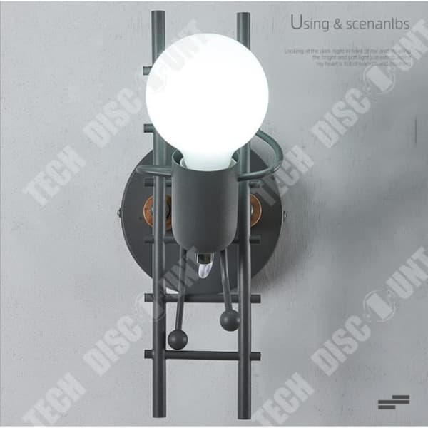 TD® Modern Vägglampa Mode Vägglampa Kreativa tecknade dockor Vägglampor - Grå