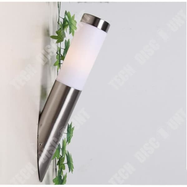 TD® Enkel och modern vägglampa i rostfritt stål