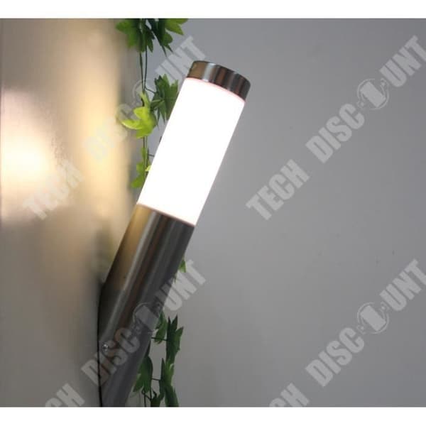 TD® Enkel och modern vägglampa i rostfritt stål