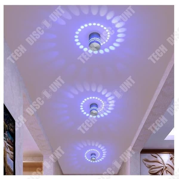 TD® Modern Wall Sconce - Rund Kreativ Spirallampa 1w 3w - Kreativ inredning - Belysning - Vardagsrum Sovrum Hotell Hallar