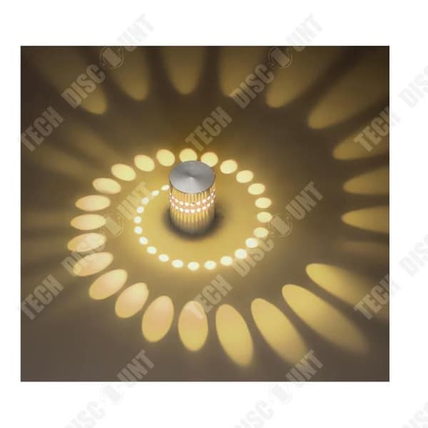 TD® Modern Wall Sconce - Rund Kreativ Spirallampa 1w 3w - Kreativ inredning - Belysning - Vardagsrum Sovrum Hotell Hallar