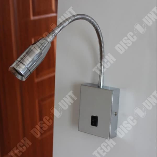 TD® PIPOFLEX vägglampa, matt vit, 4W, 3000K