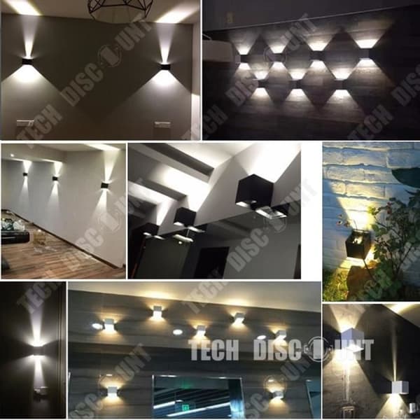 TD® vägglampa kontor vardagsrum sovrum belysning kraftfull LED säng dekoration modern minimalistisk korridor trappa kreativt ljus
