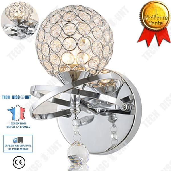 TD® Vägglampa vardagsrum kontor sovrum dekoration ljus E27 LED kristall hall belysning design skönhet lysa upp hem utomhus