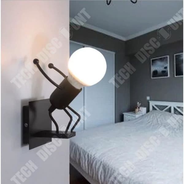 TD® Modern Vägglampa - Creative and Simple - Svart