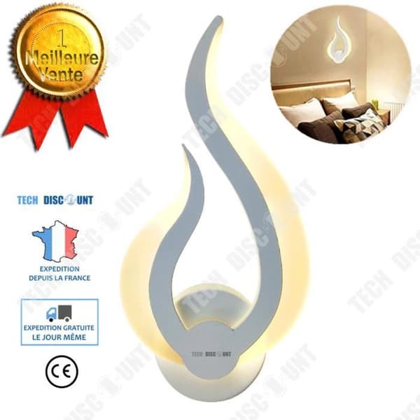 TD® Vägglampa Vardagsrum Hemmakontor Sovrum Kraftfull Belysning LED Vägglampa Sängbord Gang Veranda Trappa Vitt Ljus Original