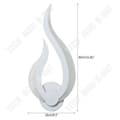 Miniatyrbild 3 av 4: TD® 10W Flame Wall Sconce Indoor Warm White LED Vägglampa för barnrumsinredning, hall, vardagsrum Meg09578