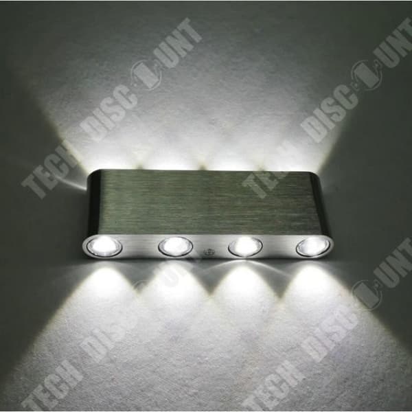 TD® NOVA 8LED Modern Aluminium LED Vägglampa Inomhus väggbelysning för kökstrappor Sovrum Hall Vardagsrum