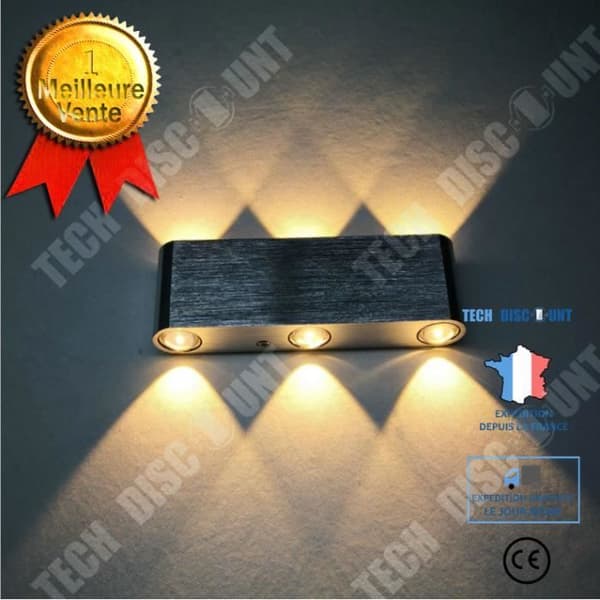 TD® NOVA 8LED Modern Aluminium LED Vägglampa Inomhus väggbelysning för kökstrappor Sovrum Hall Vardagsrum