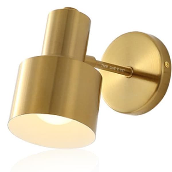 TD® LED Vägglampa Justerbar riktning Spegel Badrum Gyllene Ljus Trapp Ljus Sovrum Järn Vägglampa