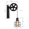 Miniatyrbild 3 av 4: TD® 1st Vägglampa Industribelysning Taklampa Vintage Metall utan glödlampa