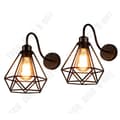 Miniatyrbild 3 av 4: TD® 2 LED-vägglampor, retrovägglampa för sovrum, kreativ inomhusvägglampa för caférestaurang