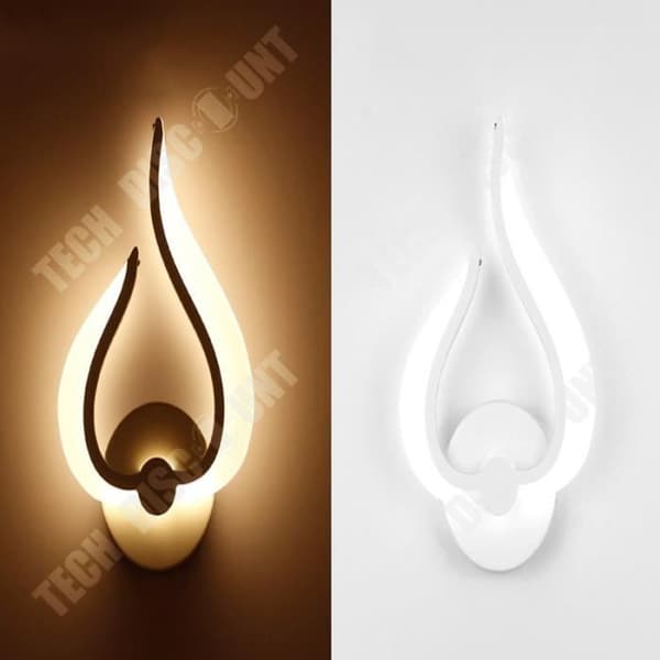 TD® Enkel LED-vägglampa sänglampa för sovrum
