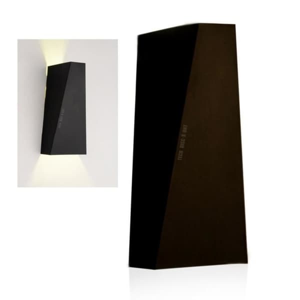 TD® Modern Led Vägglampa Svart 10W dubbelhuvud Vägglampa med Geometri för Korridor Sovrum Korridor Lampa Vägglampa