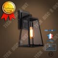Miniatyrbild 1 av 4: Vägglampa - TD® - Retro - Metall - Svart - E27 - 15x30cm