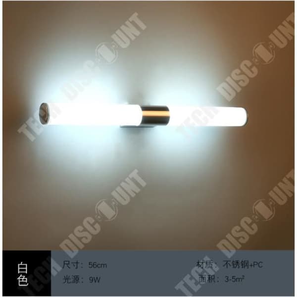 TD® LED Vägglampa 22W 55 cm - Vitt ljus - för badrum