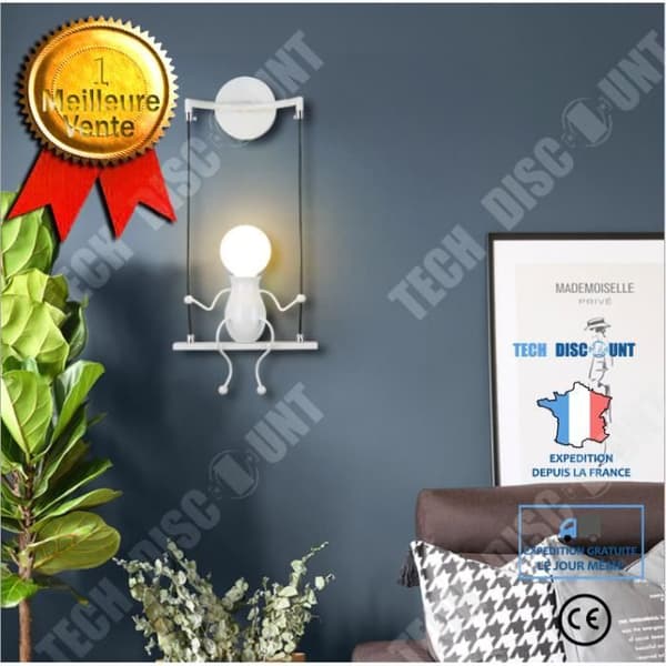 TD® Fashion vägglampa modern vägglampa kreativ sovrum sänglampa korridor gång trappa skurk lampa