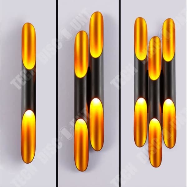 TD® Vägglampa 2 led lampor Trio Boléro Rust Metal 221570228