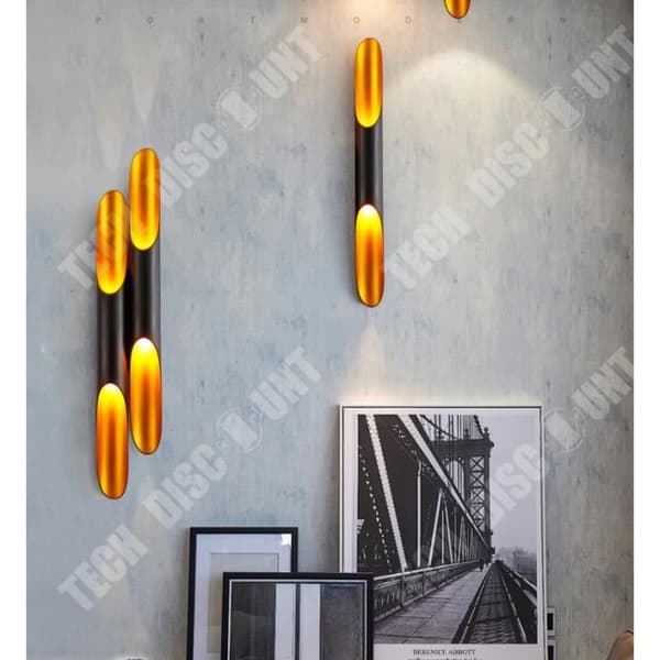 TD® Vägglampa 2 led lampor Trio Boléro Rust Metal 221570228