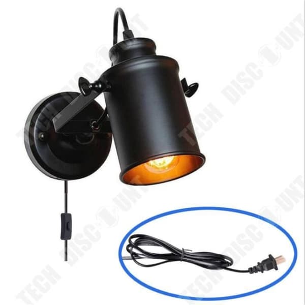 TD® Vägglampa Industriell Vintage Lampa Dekorativa hängande armljus