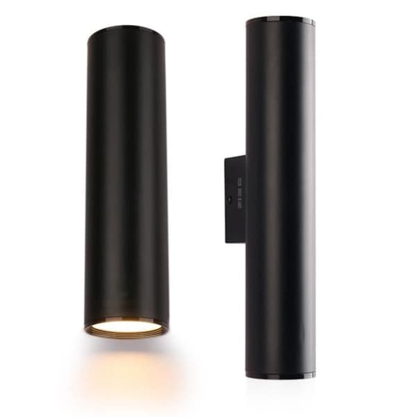 TD® Vägglampa LAGOS Modern Boho Design Vägglampa för sovrum Vardagsrum Trapphall - Svart