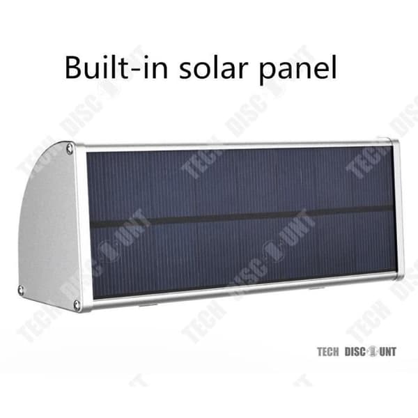 TD® Solar Lamp Utomhus Vägglampa Trådlös Trädgård Vit Belysning Vattentät Ljusstyrka Ljus Gräsmatta Dekoration Gatulampa