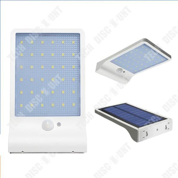 TD® Home LED Gatubelysning Utomhus Vattentät Solar Vägglampa Uppfart Vägglampa Balkong Garage Trädgårdsljus