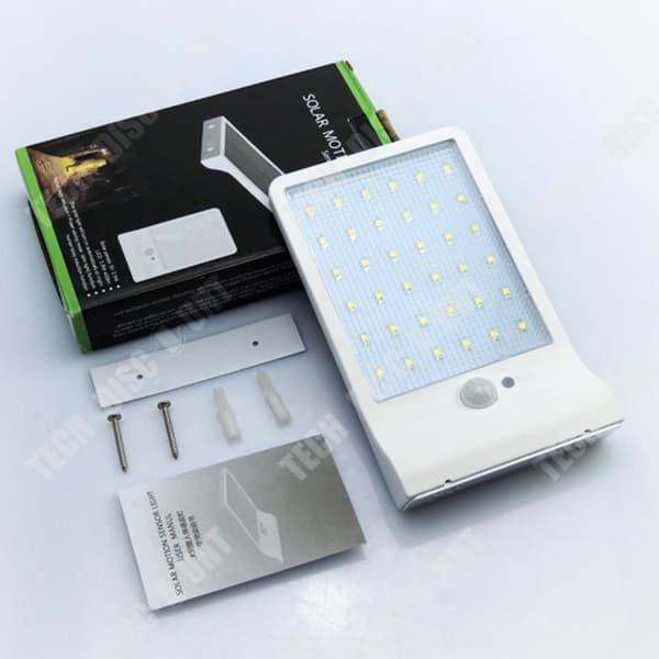 TD® Home LED Gatubelysning Utomhus Vattentät Solar Vägglampa Uppfart Vägglampa Balkong Garage Trädgårdsljus