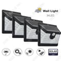 Miniatyrbild 4 av 4: TD® LED Människokropp Induktion Trädgård Vägglampa Vattentät Trädgård Solar Light Front Gate Street Lamp Light Control