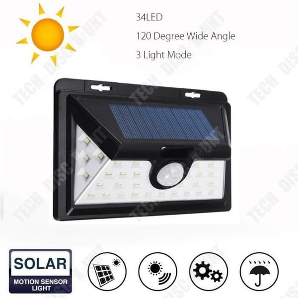 TD® LED Människokropp Induktion Trädgård Vägglampa Vattentät Trädgård Solar Light Front Gate Street Lamp Light Control