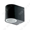 Miniatyrbild 4 av 4: TD® Vägglampa vägglampa utomhusbelysning trädgård terrass spot fasad IP44 svart aluminium