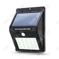 Miniatyrbild 1 av 4: TD® utomhussolljus, [4-pack] 20 led vattentät utomhussolljus med rörelsesensor, soldriven utomhusbelysning