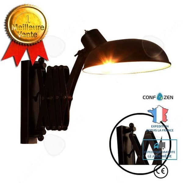 Teleskopisk vägglampa Smide Amerikansk retro CONFOZEN - CONFO®