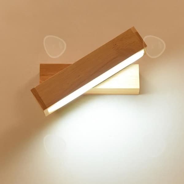 CONFO® Vägglampa Massivt trä Nordisk stil Modern enkelhet Vridbar Kreativ personlighet vardagsrummet arbetsrum Sänggavel