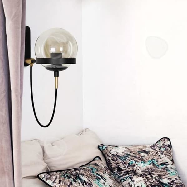 CONFO® Glaskula vägglampa Nordisk stil Postmodern Klassisk minimalism Sänggavel i sovrummet Hotellkorridor Bakgrundsvägg