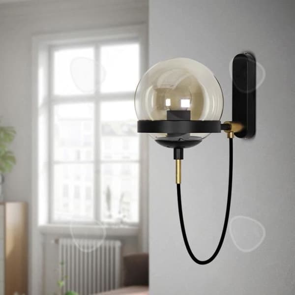 CONFO® Vägglampa Nordisk stil Modern enkelhet glas LED sovrum säng bredvid vardagsrummet radie trappan