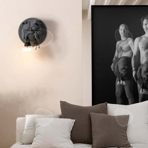 CONFO® Vägglampa Bulldog Nordisk stil Djur leder restaurangen vardagsrummet arbetsrum KTV